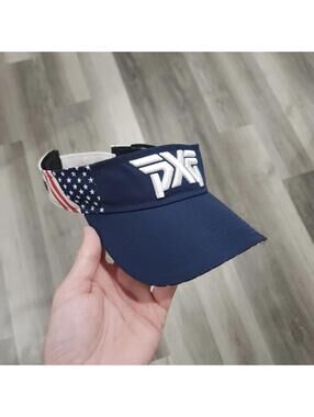PXG New Era Patriotic American Flag USA Visor Hat Golf Sport Beach